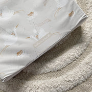 Anti-Roll Wedge Baby Changing Mat - Welcome Baby Print image 5