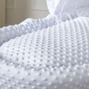 White Dimple Grey Wicker Baby Moses Basket With Stand image 6