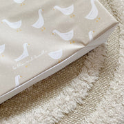 Anti-Roll Wedge Baby Changing Mat - Splash Goose print image 4