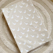 Anti-Roll Wedge Baby Changing Mat - Splash Goose print image 3