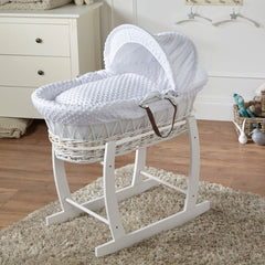 Wicker Moses Basket with Stand