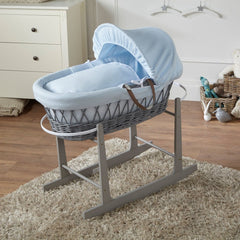 Wicker Moses Basket with Stand
