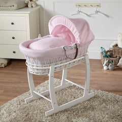 Wicker Moses Basket with Stand
