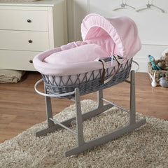 Wicker Moses Basket with Stand