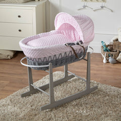 Wicker Moses Basket with Stand