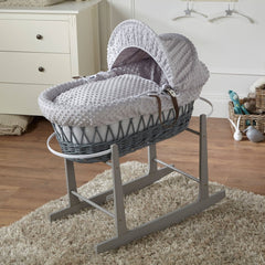 Wicker Moses Basket with Stand
