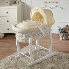 Wicker Moses Basket with Stand
