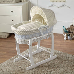 Wicker Moses Basket with Stand