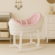 Deluxe Wicker Pod Moses Basket with Stand image 8