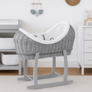 Deluxe Wicker Pod Moses Basket with Stand image 16