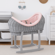 Deluxe Wicker Pod Moses Basket with Stand image 18