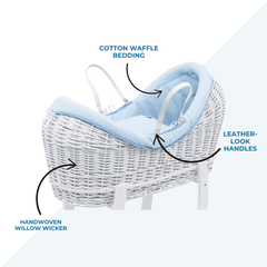 Deluxe Wicker Pod Moses Basket