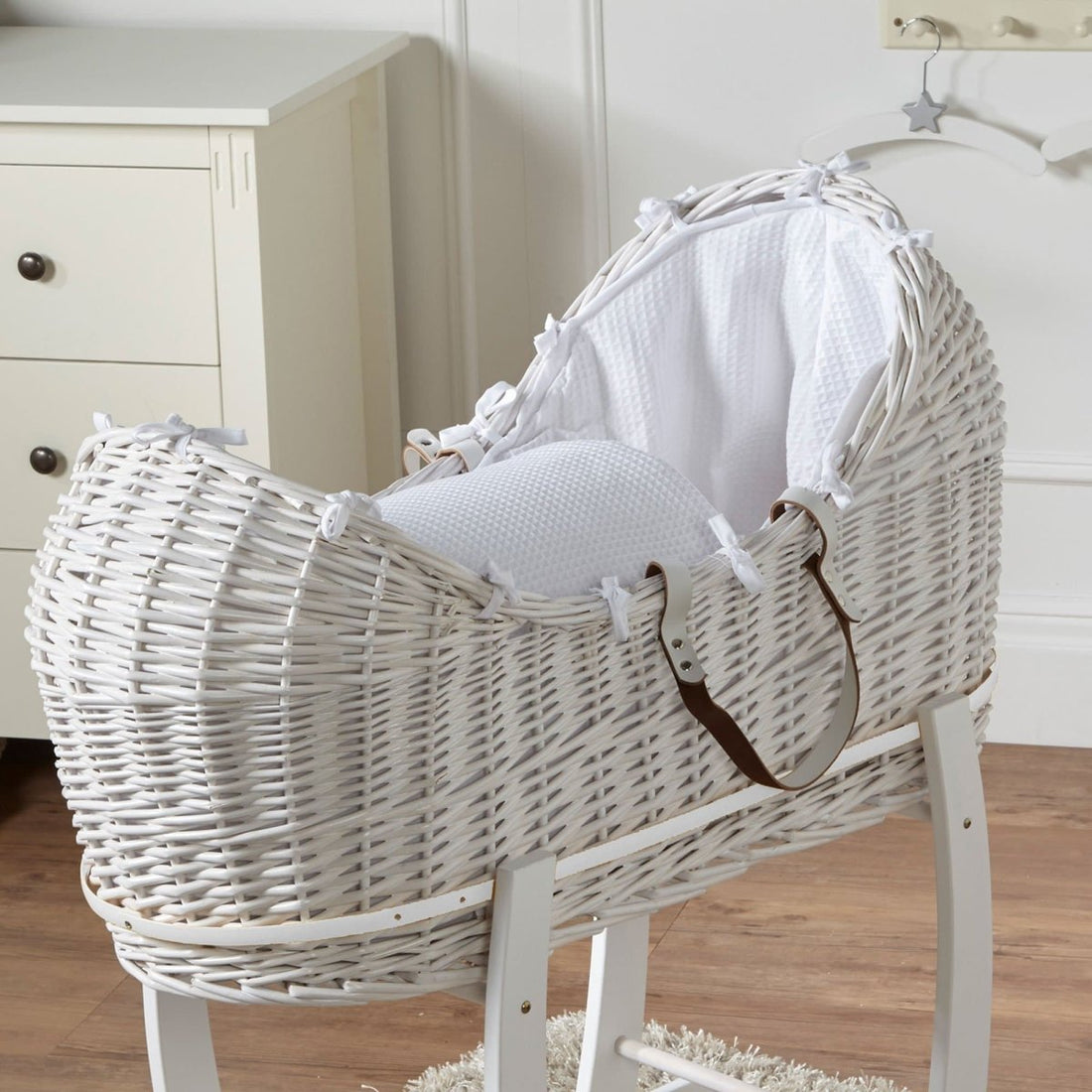 Deluxe Wicker Pod Moses Basket