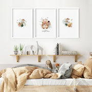 Woodland Nursery Wall Art Prints – Set of 3 image 3