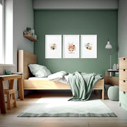 Woodland Nursery Wall Art Prints – Set of 3 image 7