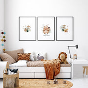 Woodland Nursery Wall Art Prints – Set of 3 image 6