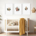 Woodland Nursery Wall Art Prints – Set of 3