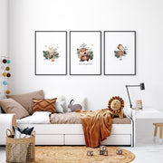 Woodland Nursery Wall Art Prints – Set of 3 image 7