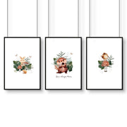 Woodland Nursery Wall Art Prints – Set of 3 image 12