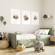 Woodland Nursery Wall Art Prints – Set of 3 image 5