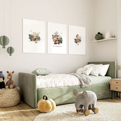 Woodland Nursery Wall Art Prints – Set of 3