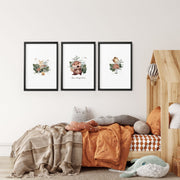 Woodland Nursery Wall Art Prints – Set of 3 image 4