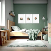 Woodland Nursery Wall Art Prints – Set of 3 image 3