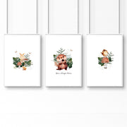 Woodland Nursery Wall Art Prints – Set of 3 image 13