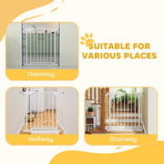 PawHut Baby & Pet Safety Gate – Pressure Fit, 76–82cm image 7
