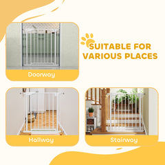 PawHut Baby & Pet Safety Gate – Pressure Fit, 76–82cm