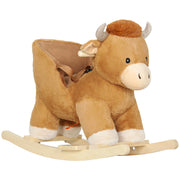 AIYAPLAY Baby Rocking Horse with Safety Belt – Brown image 9