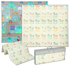 AIYAPLAY Foldable Double-Sided Baby Play Mat