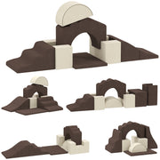 AIYAPLAY 7-Piece Soft Play Set for Babies & Toddlers – Brown image 9