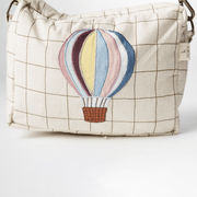 Hot-Air Balloon Cotton Sling Bag (Handcrafted Patchwork) image 3