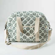 Emerald Trellis Nappy Bag (100% Cotton) image 1
