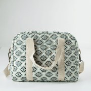 Emerald Trellis Nappy Bag (100% Cotton) image 4