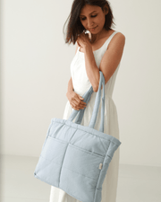 Frost Tote Nappy Bag (100% Cotton) image 4