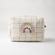 Hand Embroidered Rainbow Nappy Bag image 8