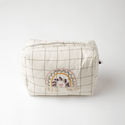 Hand Embroidered Rainbow Nappy Bag image 6