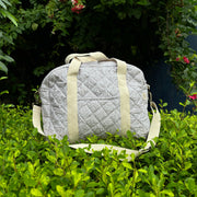 Latte Garden Nappy Bag (100% Cotton) image 1