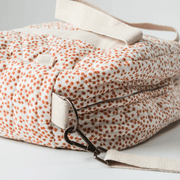 Red Velvet Yarrow Quilted Nappy Bag (100% Muslin Cotton) image 5