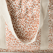 Red Velvet Yarrow Quilted Nappy Bag (100% Muslin Cotton) image 6