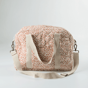 Red Velvet Yarrow Quilted Nappy Bag (100% Muslin Cotton) image 2