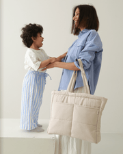 Vanilla Tote Nappy Bag (100% Cotton) image 5